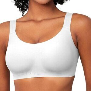 Women's Full Coverage Wire-Free Bra T-shirt Extra Bra Extender Bralette L/XL